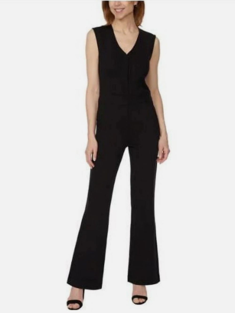BUFFALO by David Bitton Ladies' Ponte Sleeveless Jumpsuit, Black, XL - Picture 1 of 3